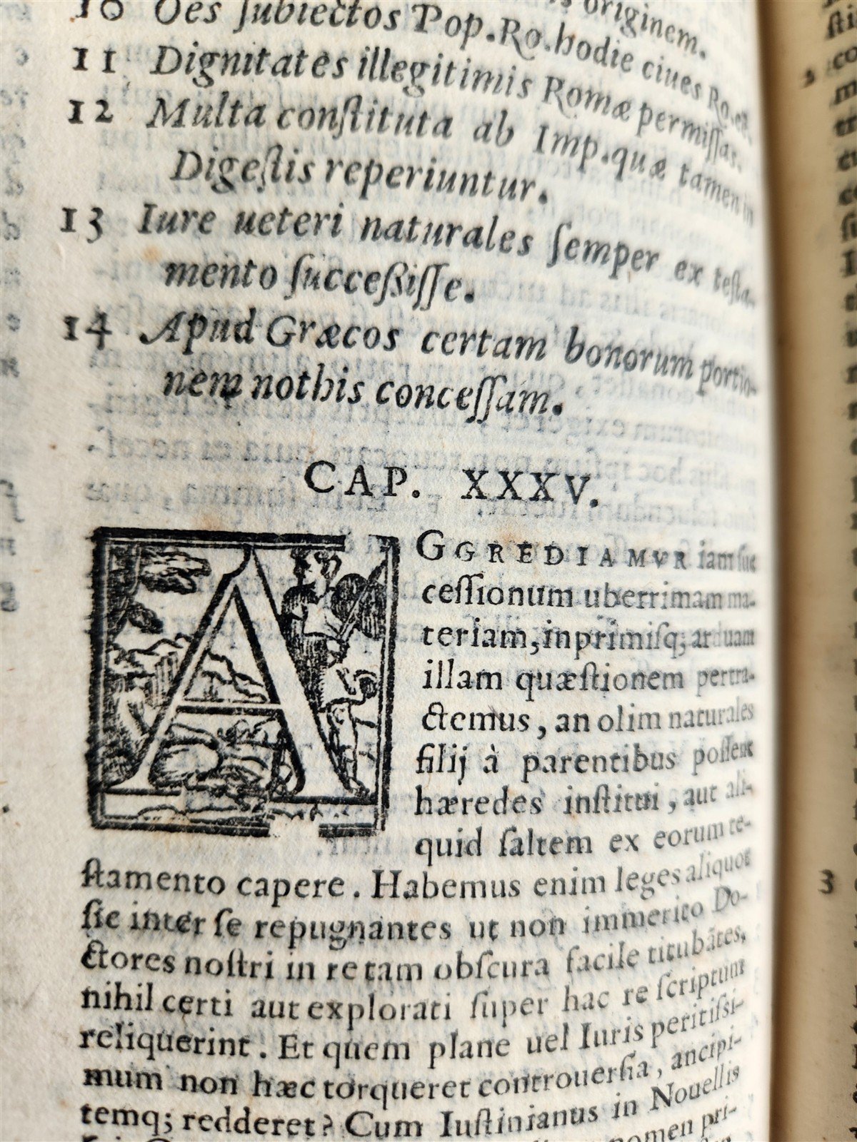 1572 CANON LAW by Gabriele Paleotti De nothis spuriisque filiis liber antique