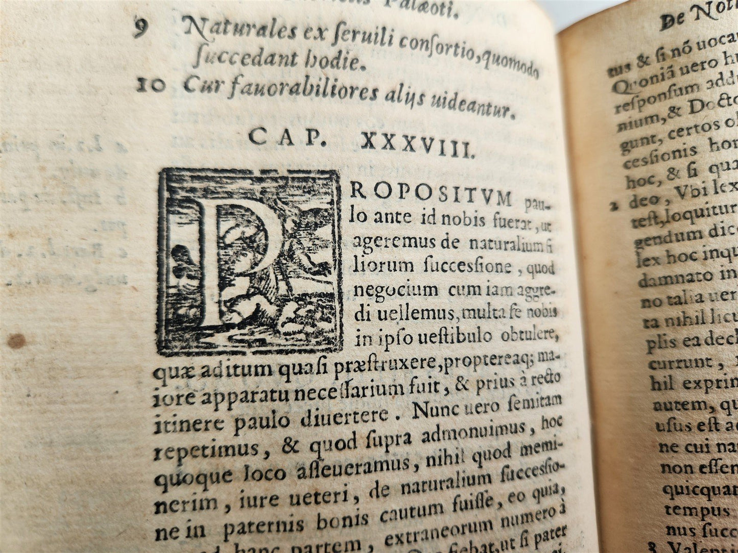 1572 CANON LAW by Gabriele Paleotti De nothis spuriisque filiis liber antique