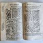 1568 COSMOGRAPHY by Sebastian Munster antique RARE ILLUSTRATED w/ MAPS VELLUM