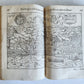 1568 COSMOGRAPHY by Sebastian Munster antique RARE ILLUSTRATED w/ MAPS VELLUM