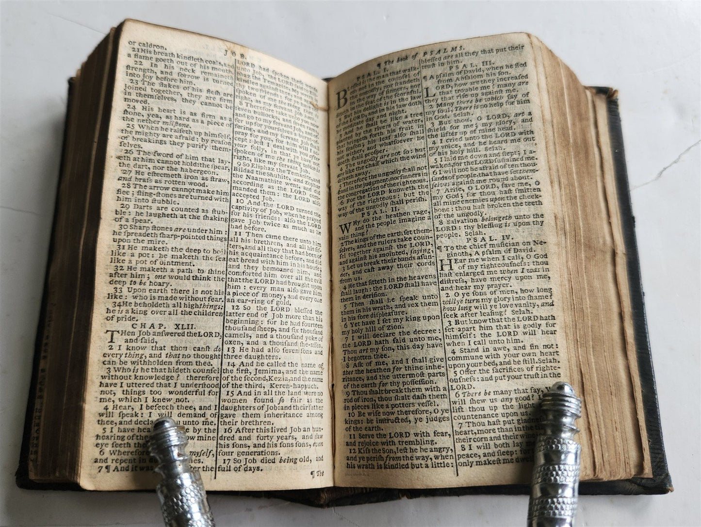 1776 BIBLE in ENGLISH antique OLD & NEW TESTAMENT