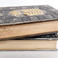 1960-1969 PAIR of JEWISH PRAYER BOOKS w/ METAL BINDINGS vintage HEBREW-ENGLISH