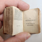1838 MINIATURE BIBLE in ENGLISH w/ Magnified glass ANTIQUE illustrated