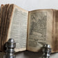 1838 MINIATURE BIBLE in ENGLISH w/ Magnified glass ANTIQUE illustrated