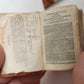 1838 MINIATURE BIBLE in ENGLISH w/ Magnified glass ANTIQUE illustrated