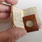 1838 MINIATURE BIBLE in ENGLISH w/ Magnified glass ANTIQUE illustrated