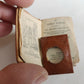1838 MINIATURE BIBLE in ENGLISH w/ Magnified glass ANTIQUE illustrated