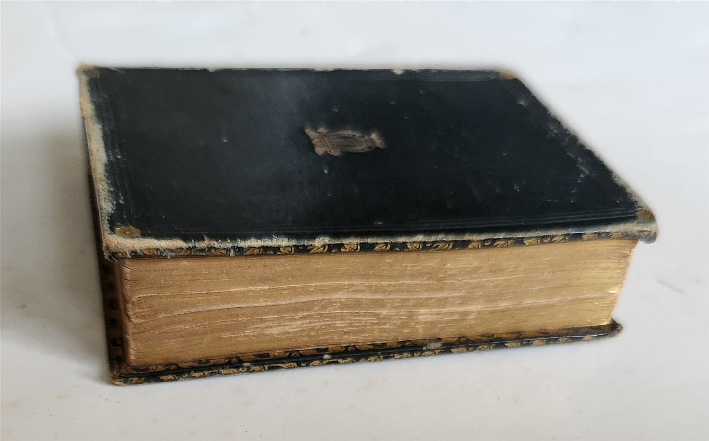 1840s MINIATURE BOOK GEMS of SACRED POETRY in ENGLISH antique