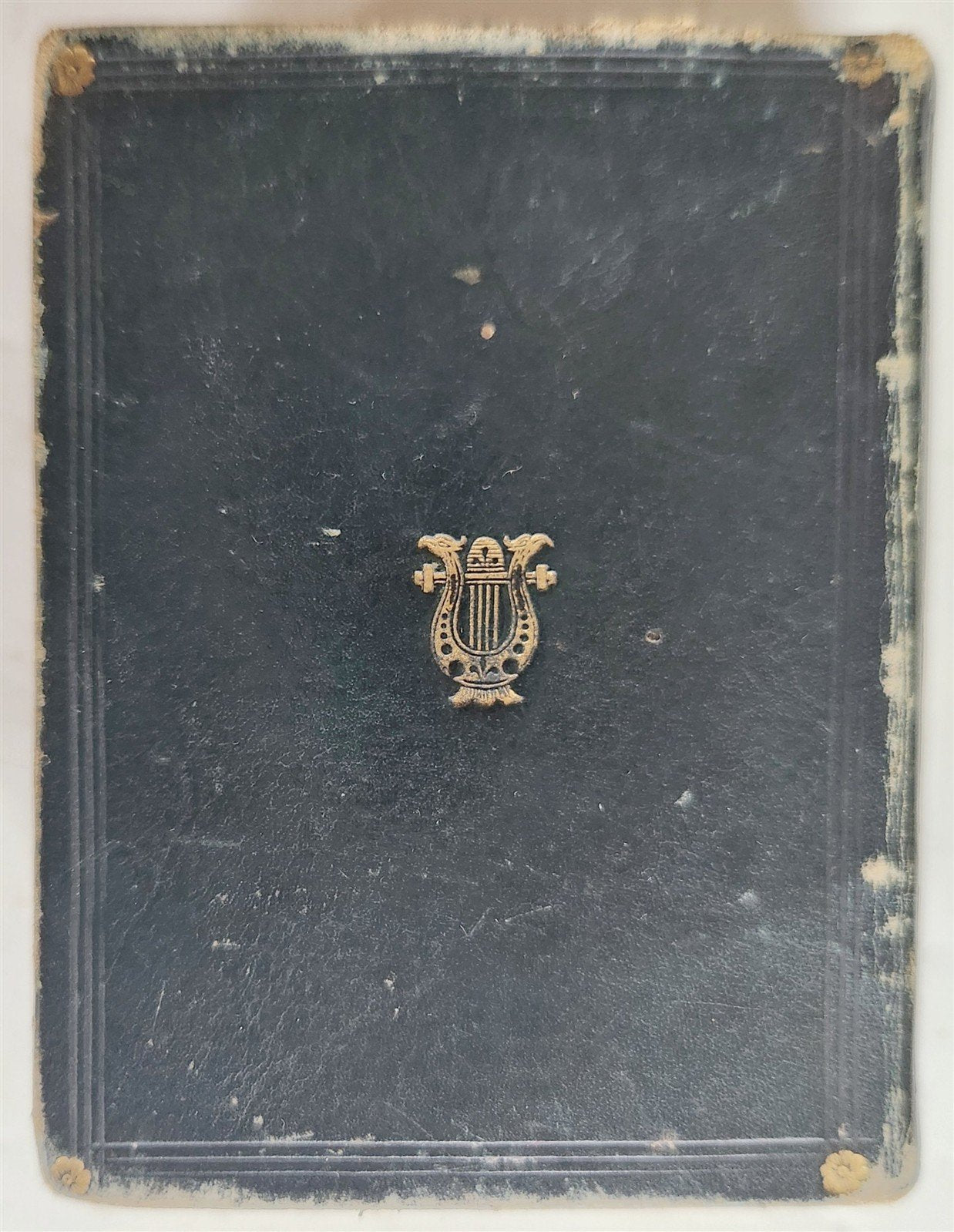 1840s MINIATURE BOOK GEMS of SACRED POETRY in ENGLISH antique