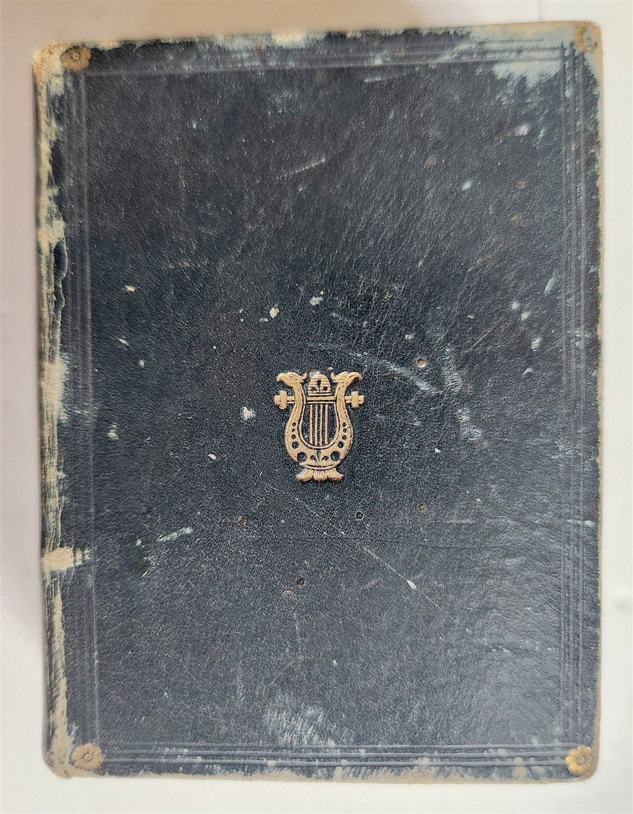 1840s MINIATURE BOOK GEMS of SACRED POETRY in ENGLISH antique