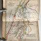 1835 BIBLE in ENGLISH - POCKET SIZE antique ILLUSTRATED w/ MAPS New Testament