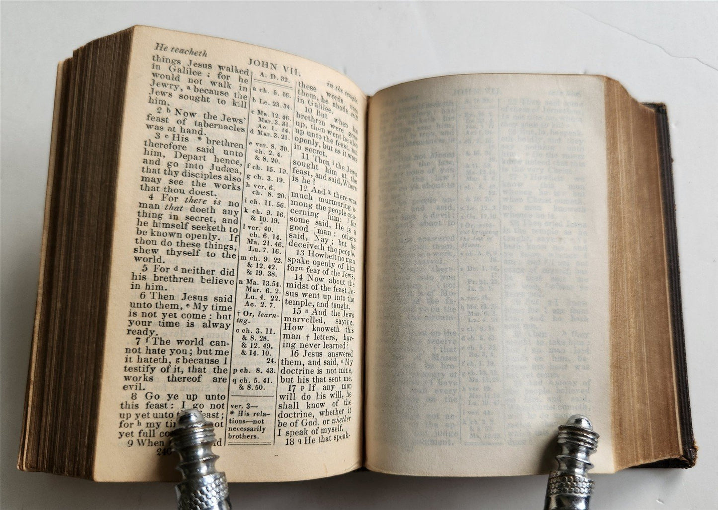 1835 BIBLE in ENGLISH - POCKET SIZE antique ILLUSTRATED w/ MAPS New Testament