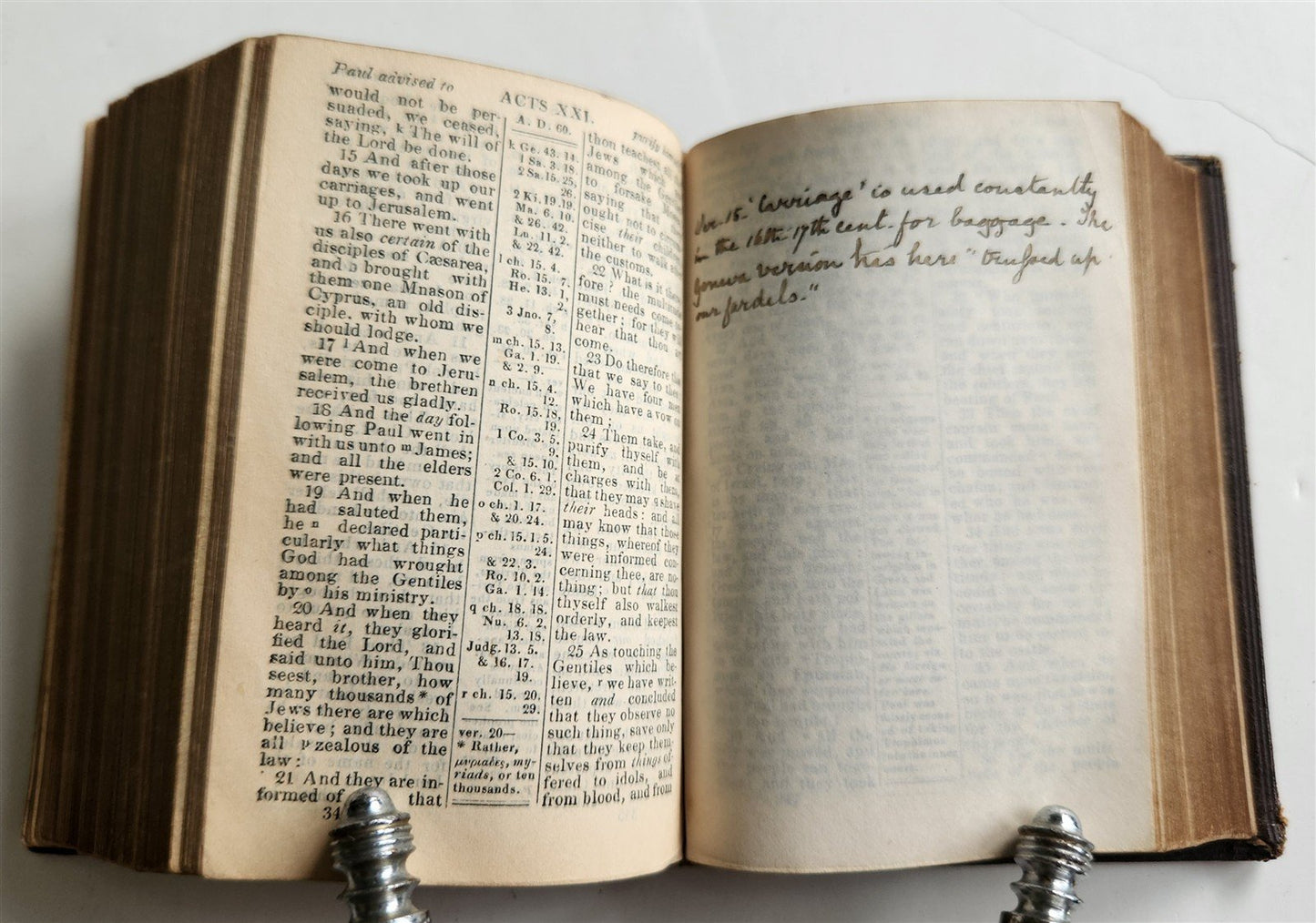1835 BIBLE in ENGLISH - POCKET SIZE antique ILLUSTRATED w/ MAPS New Testament