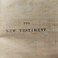 1832 BIBLE in ENGLISH - POCKET SIZE antique NEW TESTAMENT