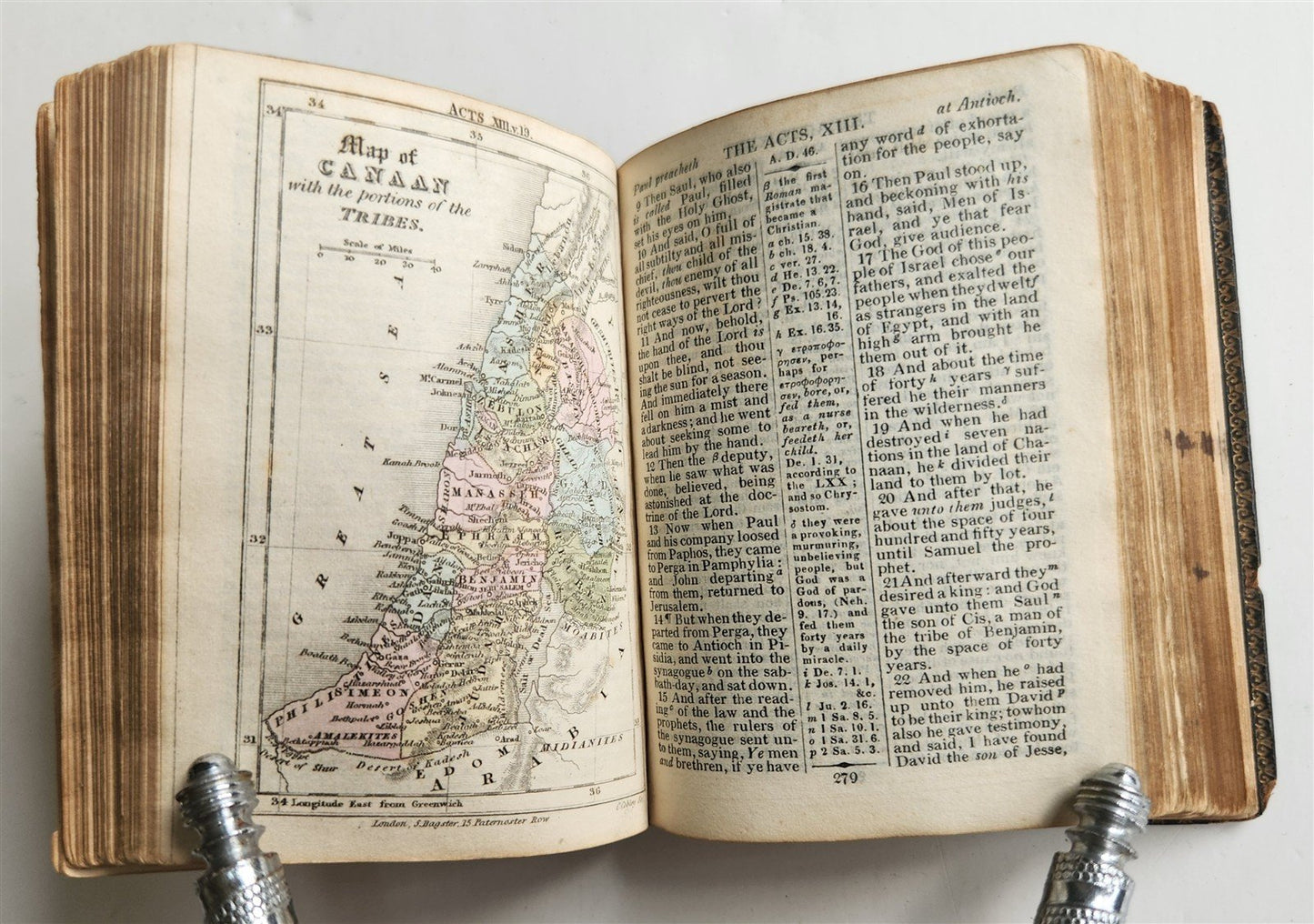 1832 BIBLE in ENGLISH - POCKET SIZE antique NEW TESTAMENT