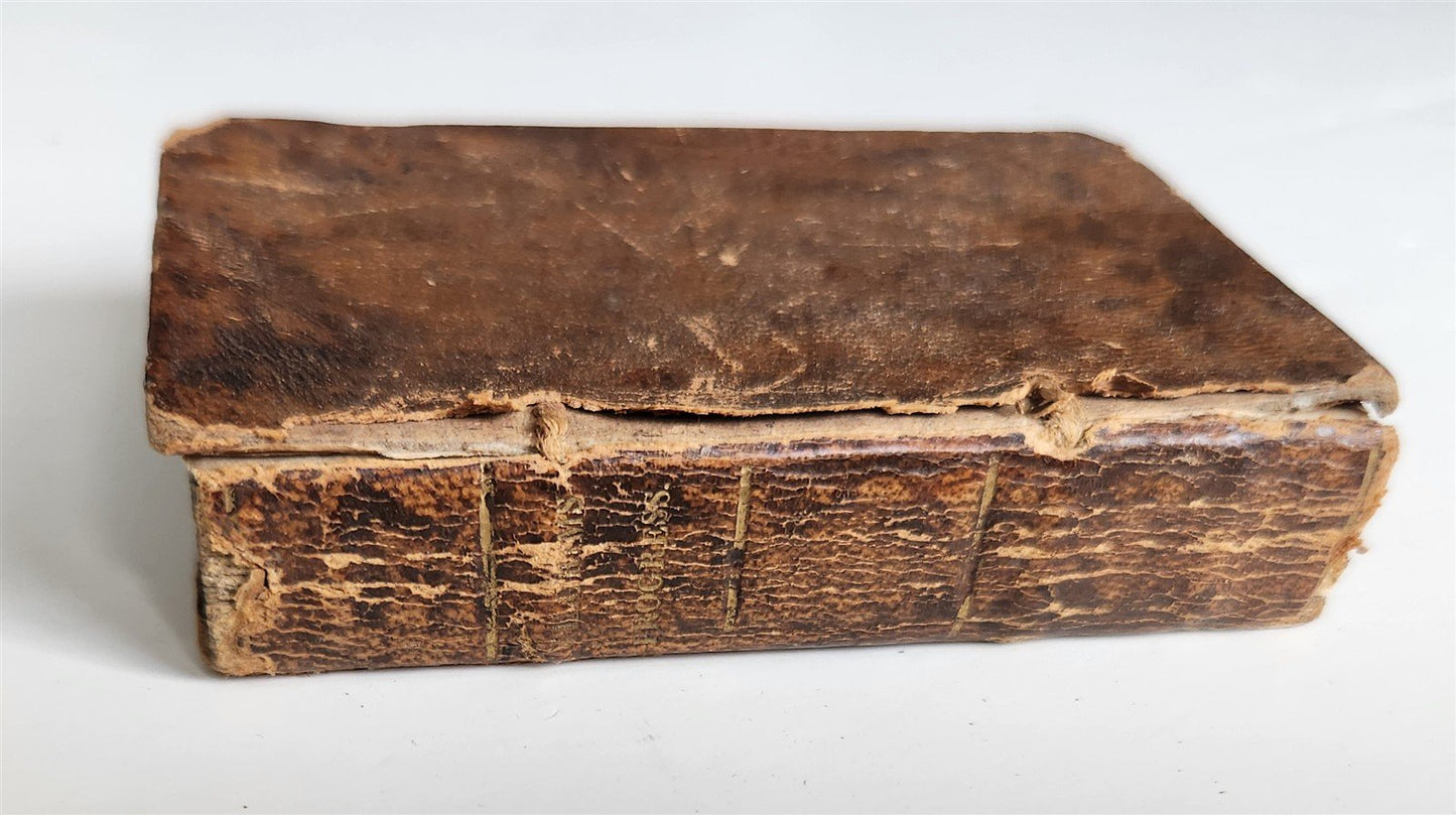1827 MINIATURE THE PILGRIM'S PROGRESS by John Bunyan antique in ENGLISH