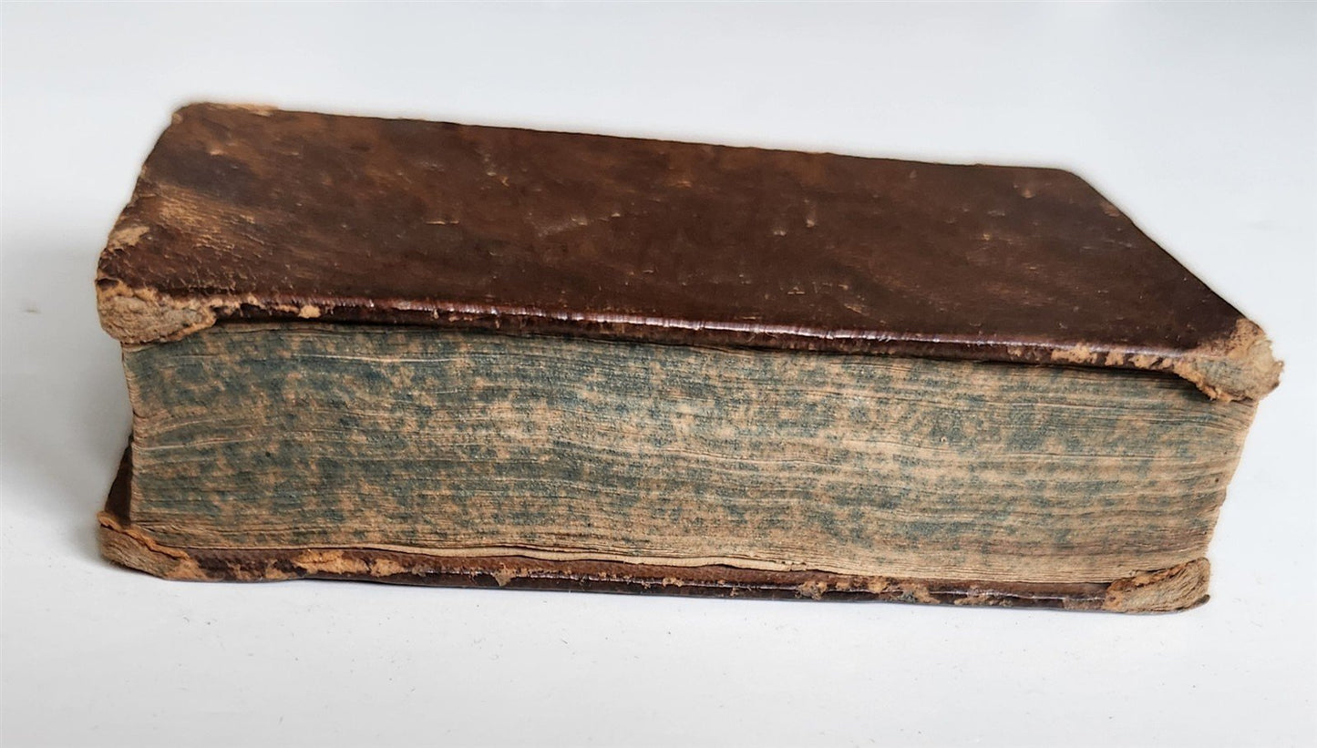 1827 MINIATURE THE PILGRIM'S PROGRESS by John Bunyan antique in ENGLISH