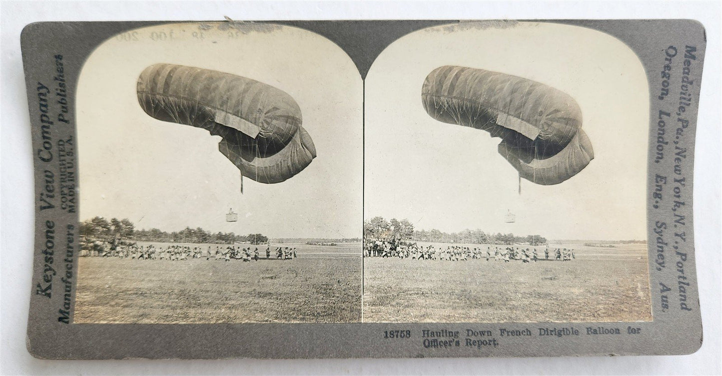 BALLOON STEREO PHOTO antique