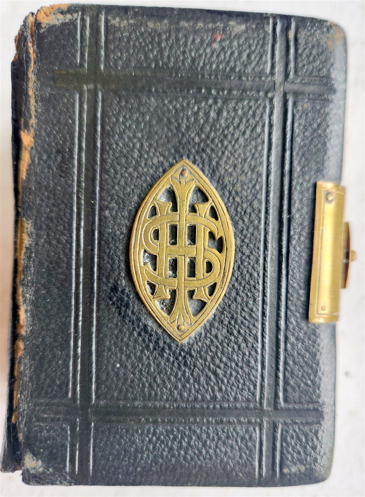 1870s BIBLE in ENGLISH - POCKET SIZE w/ BOOK of PRAYER antique NEW TESTAMENT