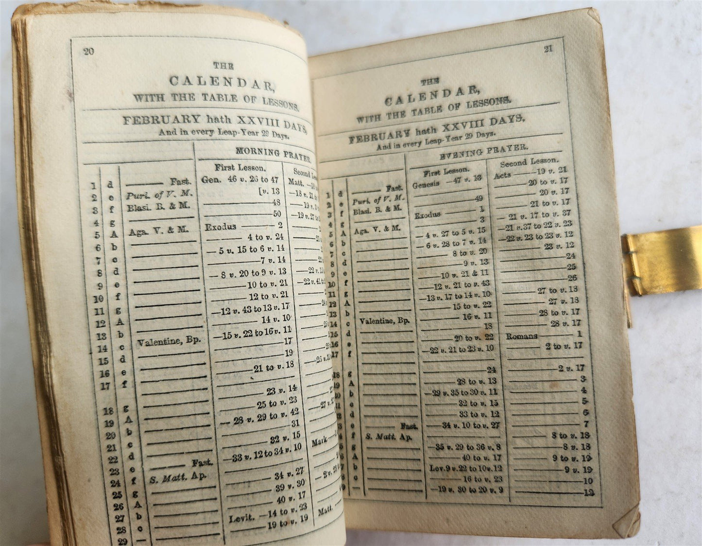 1870s BIBLE in ENGLISH - POCKET SIZE w/ BOOK of PRAYER antique NEW TESTAMENT