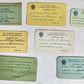 1950s-60s ARMENIAN RELIEF SOCIETY of AMERICA lot of 7 MEMBERSHIP CARDS vintage