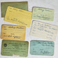 1950s-60s ARMENIAN RELIEF SOCIETY of AMERICA lot of 7 MEMBERSHIP CARDS vintage