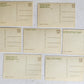 CENTRAL ASIA lot of 7 RUSSIAN POSTCARDS vintage