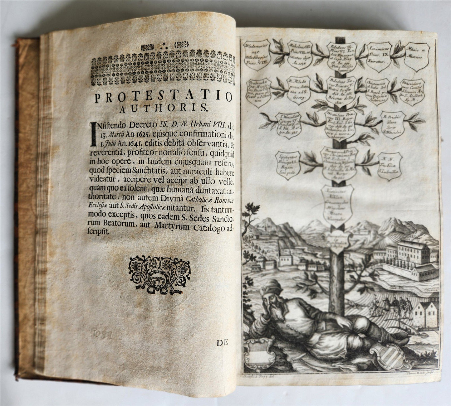 1736 LIFE MARTYRDOM of JOHN NEPOMUK PATRON SAINT of BOHEMIA antique illustrated