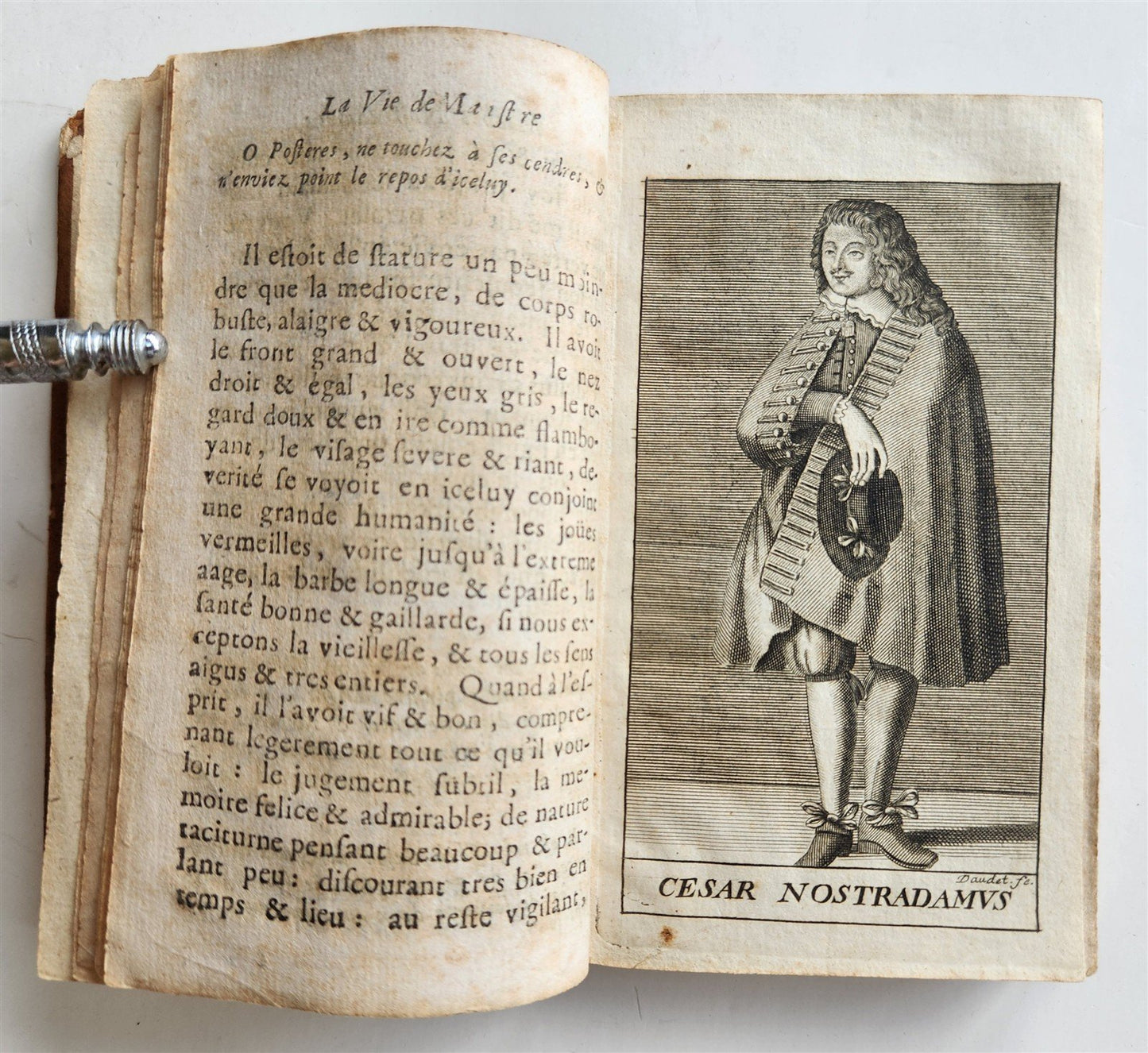 1685 PROPHECIES of MICHEL NOSTRADAMUS in FRENCH antique OCCULT