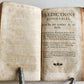 1685 PROPHECIES of MICHEL NOSTRADAMUS in FRENCH antique OCCULT