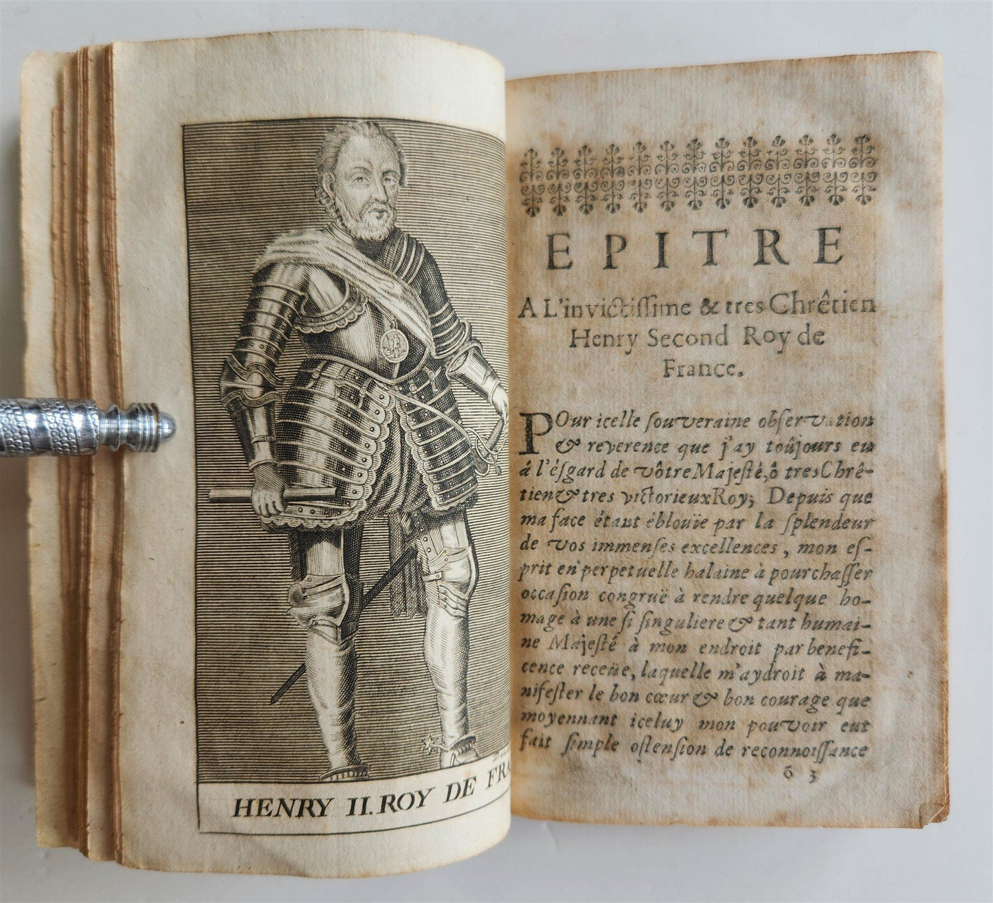 1685 PROPHECIES of MICHEL NOSTRADAMUS in FRENCH antique OCCULT