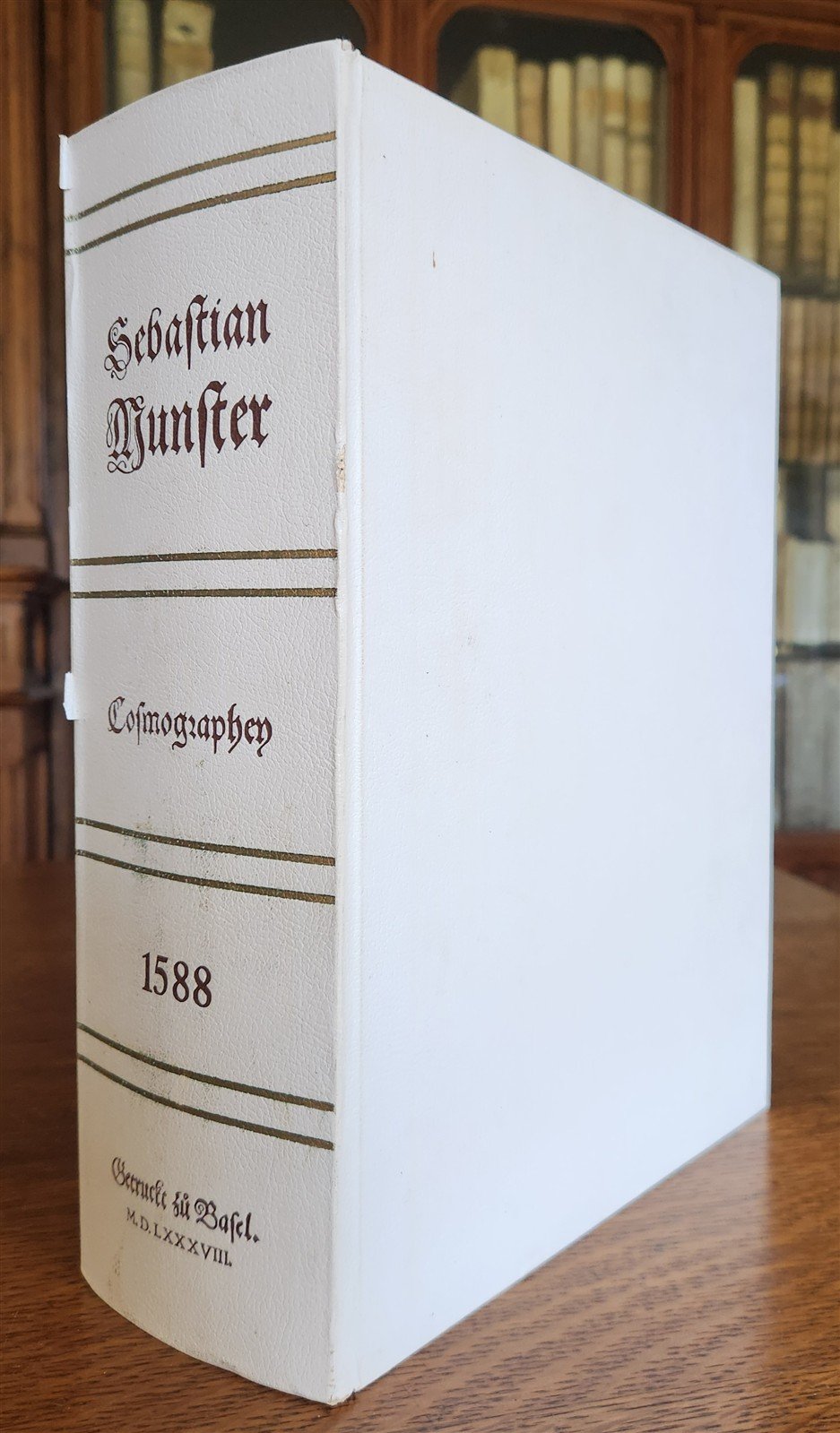 COSMOGRAPHY by Sebastian Munster 1977 GERMAN FACSIMILE EDITION of 1588