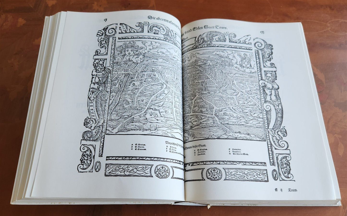 COSMOGRAPHY by Sebastian Munster 1977 GERMAN FACSIMILE EDITION of 1588