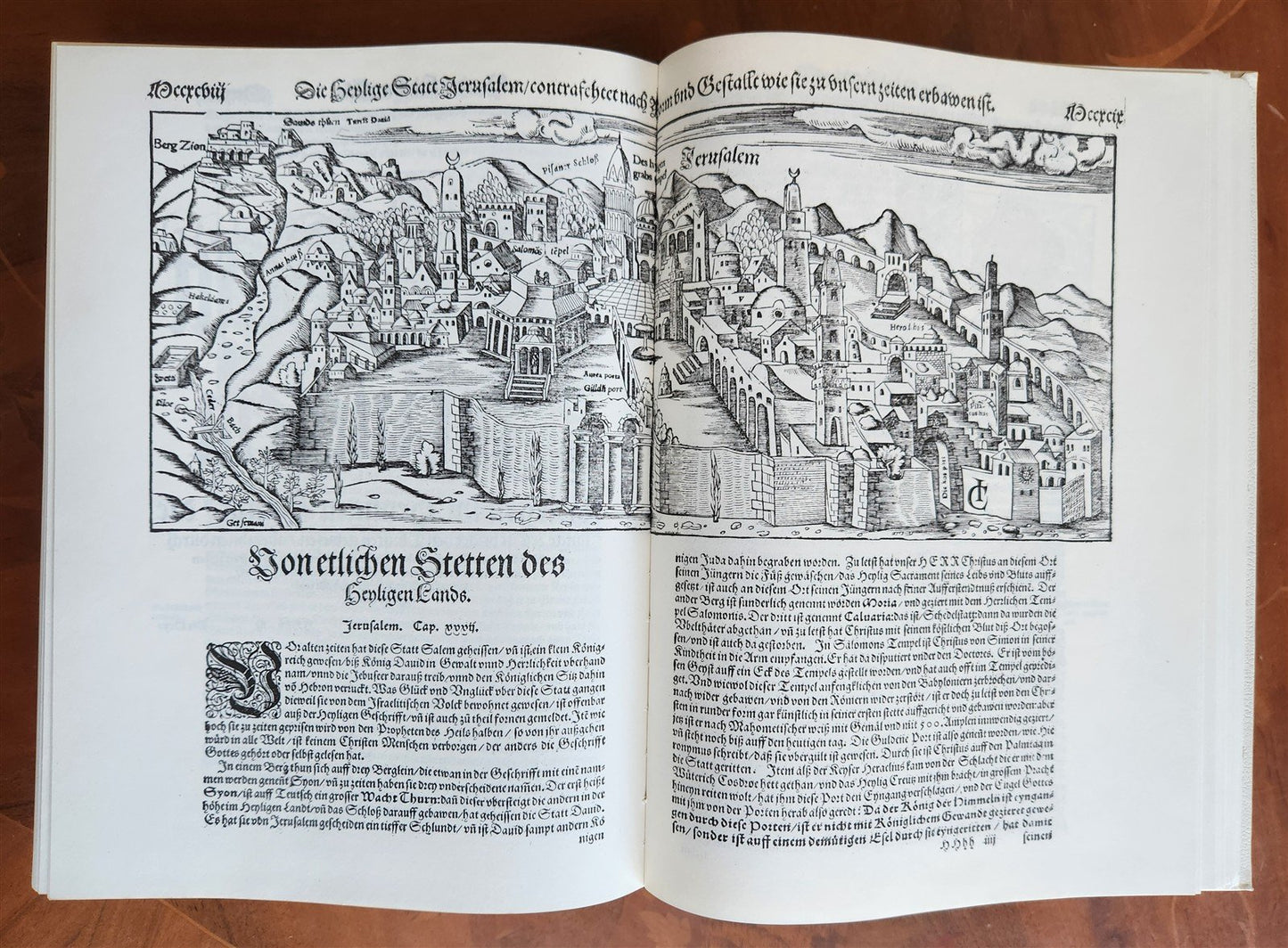 COSMOGRAPHY by Sebastian Munster 1977 GERMAN FACSIMILE EDITION of 1588