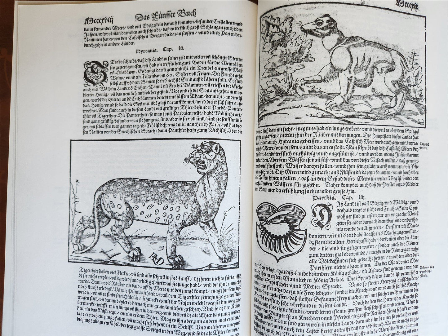 COSMOGRAPHY by Sebastian Munster 1977 GERMAN FACSIMILE EDITION of 1588