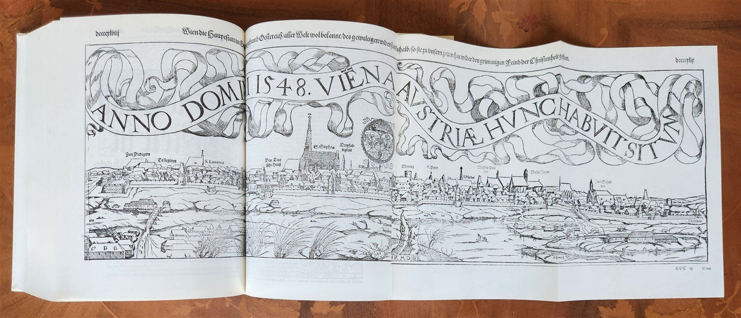 COSMOGRAPHY by Sebastian Munster 1977 GERMAN FACSIMILE EDITION of 1588