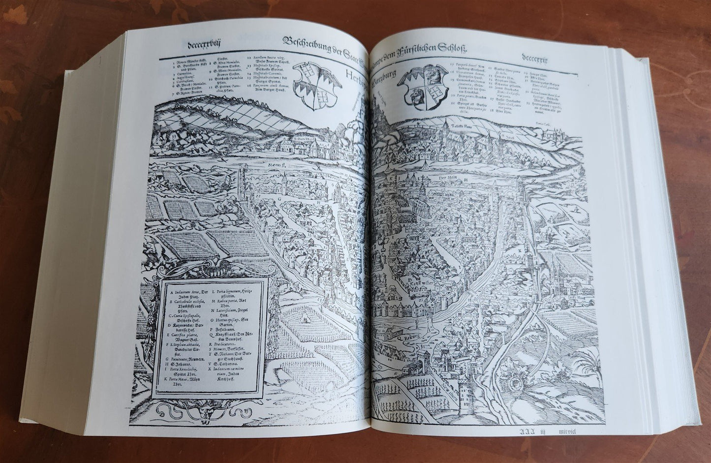 COSMOGRAPHY by Sebastian Munster 1977 GERMAN FACSIMILE EDITION of 1588