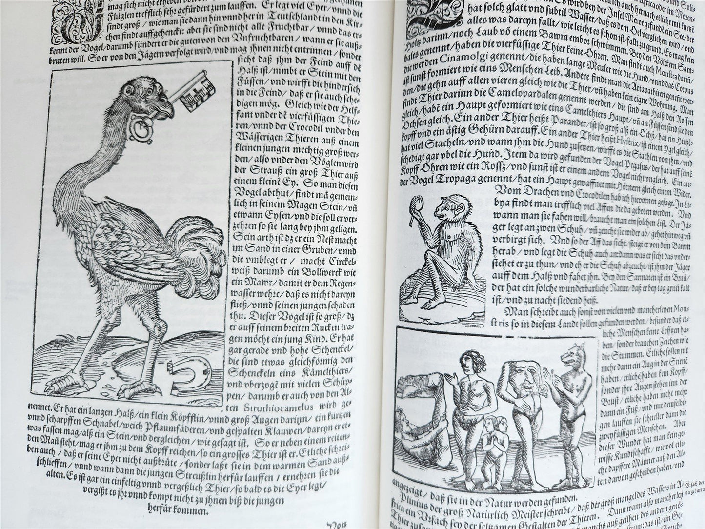 COSMOGRAPHY by Sebastian Munster 1977 GERMAN FACSIMILE EDITION of 1588