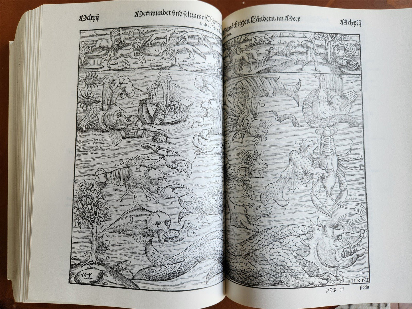 COSMOGRAPHY by Sebastian Munster 1977 GERMAN FACSIMILE EDITION of 1588
