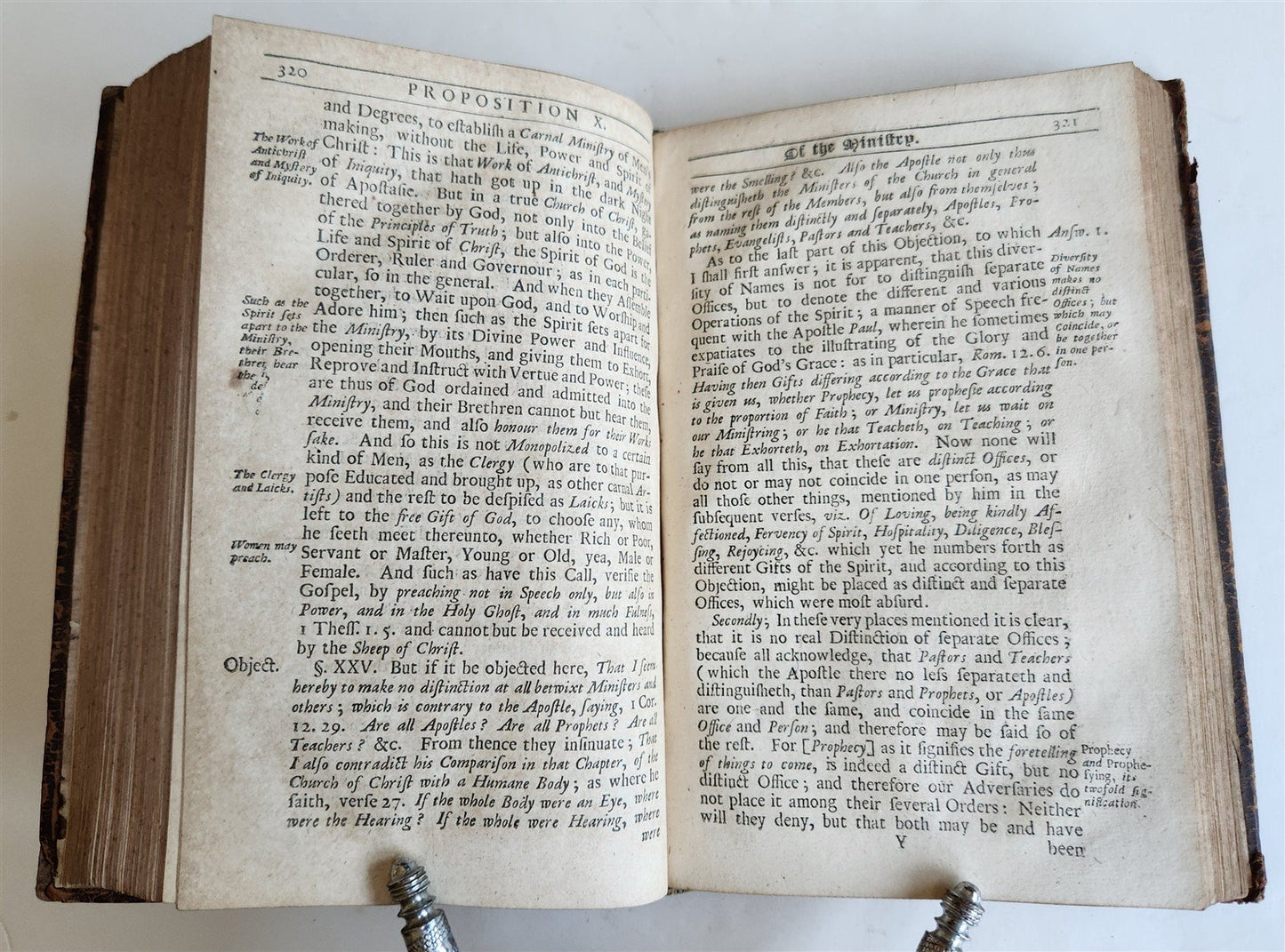 1701 AN APOLOGY for TRUE CHRISTIAN DIVINITY by QUAKERS Robert Barclay ANTIQUE