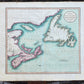 1807 MAP of CANADA -NOVA SCOTIA NEWFOUNDLAND by JOHN CARY London ANTIQUE