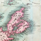 1807 MAP of CANADA -NOVA SCOTIA NEWFOUNDLAND by JOHN CARY London ANTIQUE