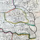 1721 MAP of RUSSIA - MOSCOVEY in EUROPE by Abel Ketelbey ANTIQUE