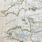 1719 MAP of FRANCE by JOHN SENEX antique