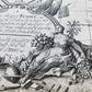 1719 MAP of FRANCE by JOHN SENEX antique