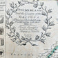 1720 MAP of SWITZERLAND & country of GRISONS w/CRESTS of CANTONS antique ENGLISH