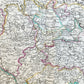 1721 MAP of THE EMPIRE of GERMANY by JOHN SENEX antique