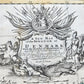 1719 NEW MAP of the KINGDOM of DENMARK by JOHN SENEX antique
