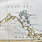1719 NEW MAP of the KINGDOM of DENMARK by JOHN SENEX antique