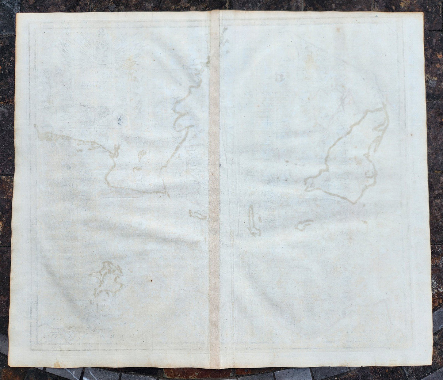 1719 NEW MAP of the KINGDOM of DENMARK by JOHN SENEX antique